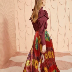 ULLA JOHNSON Rami Skirt - Medallion -Cheap Style Qube Store ULLA JOHNSON Rami Skirt MEDALLION 0017