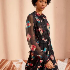 ULLA JOHNSON Reina Dress - Nocturne -Cheap Style Qube Store ULLA JOHNSON Reina Dress NOCTURNE 03