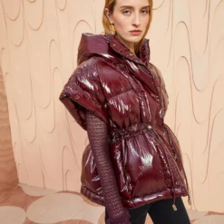 ULLA JOHNSON Rhodes Jacket - Mahogany -Cheap Style Qube Store ULLA JOHNSON Rhodes Jacket MAHOGANY 03