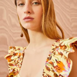 ULLA JOHNSON Romi Top - Lotus -Cheap Style Qube Store ULLA JOHNSON Romi Top LOTUS 05