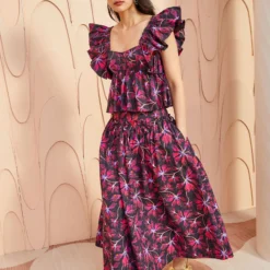 ULLA JOHNSON Romi Top - Zinnia