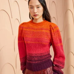 ULLA JOHNSON Rosalia Pullover - Agate -Cheap Style Qube Store ULLA JOHNSON Rosalia Pullover AGATE 0036