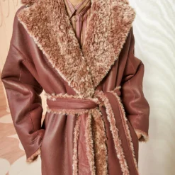 ULLA JOHNSON Rosetta Coat - Cognac -Cheap Style Qube Store ULLA JOHNSON Rosetta Coat COGNAC 02 ALT