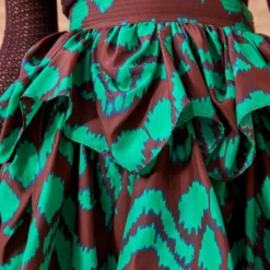 ULLA JOHNSON Samira Skirt - Malachite -Cheap Style Qube Store ULLA JOHNSON Samira Skirt MALACHITE 02 ALT