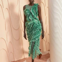 ULLA JOHNSON Sarafina Skirt - Jade -Cheap Style Qube Store ULLA JOHNSON Sarafina Skirt JADE 01 MAIN