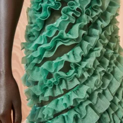 ULLA JOHNSON Sarafina Skirt - Jade -Cheap Style Qube Store ULLA JOHNSON Sarafina Skirt JADE 02 ALT