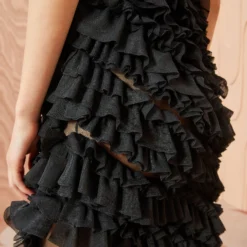 ULLA JOHNSON Sarafina Skirt - Noir -Cheap Style Qube Store ULLA JOHNSON Sarafina Skirt NOIR 0117