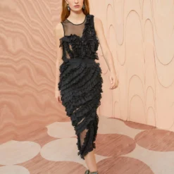 ULLA JOHNSON Sarafina Skirt - Noir