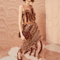 ULLA JOHNSON Sarafina Skirt - Umber -Cheap Style Qube Store ULLA JOHNSON Sarafina Skirt UMBER 0095