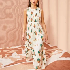 ULLA JOHNSON Sarai Dress - Aurora -Cheap Style Qube Store ULLA JOHNSON Sarai Dress AURORA 03