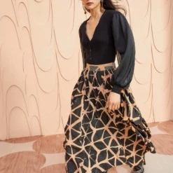 ULLA JOHNSON Savita Skirt - Onyx -Cheap Style Qube Store ULLA JOHNSON Savita Skirt ONYX 0068