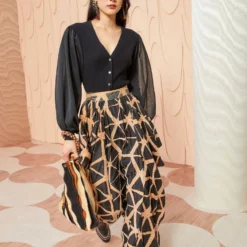 ULLA JOHNSON Savita Skirt - Onyx