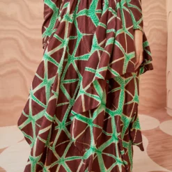 ULLA JOHNSON Savita Skirt - Teak -Cheap Style Qube Store ULLA JOHNSON Savita Skirt TEAK 02 ALT