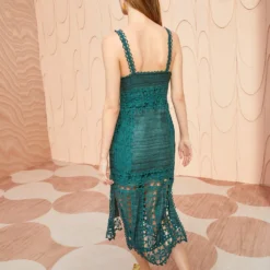 ULLA JOHNSON Shivani Dress - Cypress -Cheap Style Qube Store ULLA JOHNSON Shivani Dress CYPRESS 0099