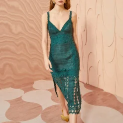 ULLA JOHNSON Shivani Dress - Cypress