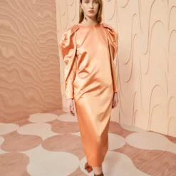 ULLA JOHNSON Silvana Dress - Copper -Cheap Style Qube Store ULLA JOHNSON Silvana Dress COPPER 0038