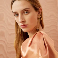 ULLA JOHNSON Silvana Dress - Copper -Cheap Style Qube Store ULLA JOHNSON Silvana Dress COPPER 0192