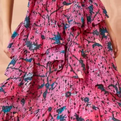 ULLA JOHNSON Simona Dress - Snapdragon -Cheap Style Qube Store ULLA JOHNSON Simona Dress SNAPDRAGON 05