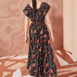 ULLA JOHNSON Skye Dress - Obsidian -Cheap Style Qube Store ULLA JOHNSON Skye Dress OBSIDIAN 0128