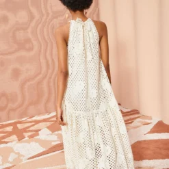 ULLA JOHNSON Stella Dress - Pearl -Cheap Style Qube Store ULLA JOHNSON Stella Dress PEARL 05