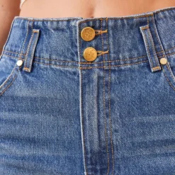 ULLA JOHNSON The Thea Jean - Danube Medium Indigo Wash -Cheap Style Qube Store ULLA JOHNSON THEA JEAN DANUBE MEDIUM INDIGO WASH 03