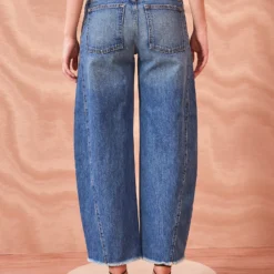 ULLA JOHNSON The Thea Jean - Danube Medium Indigo Wash -Cheap Style Qube Store ULLA JOHNSON THEA JEAN DANUBE MEDIUM INDIGO WASH 04