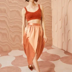 ULLA JOHNSON Taliah Bralette - Redwood -Cheap Style Qube Store ULLA JOHNSON Taliah Bralette REDWOOD 0103