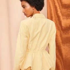 ULLA JOHNSON Talie Blazer - Dune -Cheap Style Qube Store ULLA JOHNSON Talie Blazer DUNE 0144