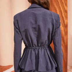 ULLA JOHNSON Talie Blazer - Midnight -Cheap Style Qube Store ULLA JOHNSON Talie Blazer MIDNIGHT 0122