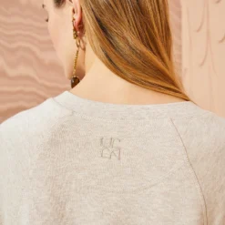 ULLA JOHNSON Tess Pullover - Oatmeal -Cheap Style Qube Store ULLA JOHNSON Tess Pullover OATMEAL 03