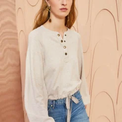 ULLA JOHNSON Tess Pullover - Oatmeal