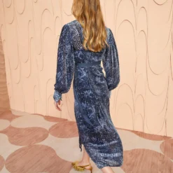 ULLA JOHNSON Thalia Dress - Marine -Cheap Style Qube Store ULLA JOHNSON Thalia Dress MARINE RESHOOT 0106