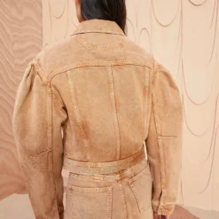 ULLA JOHNSON The Cosette Jacket - Stone Dye Wash -Cheap Style Qube Store ULLA JOHNSON The Cosette Jacket STONE DYE WASH 04