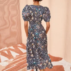 ULLA JOHNSON Thelma Dress - Jet -Cheap Style Qube Store ULLA JOHNSON Thelma Dress JET 04