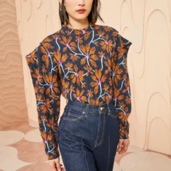 ULLA JOHNSON Twyla Pullover - Bellflower