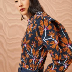 ULLA JOHNSON Twyla Pullover - Bellflower -Cheap Style Qube Store ULLA JOHNSON Twyla Pullover BELLFLOWER 03