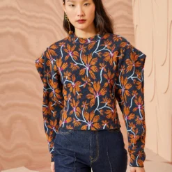 ULLA JOHNSON Twyla Pullover - Bellflower -Cheap Style Qube Store ULLA JOHNSON Twyla Pullover BELLFLOWER 05