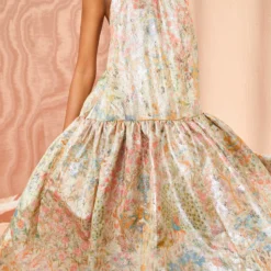 ULLA JOHNSON Tyra Dress - Meadow -Cheap Style Qube Store ULLA JOHNSON Tyra Dress MEADOW 0056