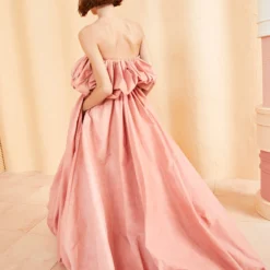 ULLA JOHNSON Vittoria Gown - Azalea -Cheap Style Qube Store ULLA JOHNSON VITTORIA GOWN AZALEA 05