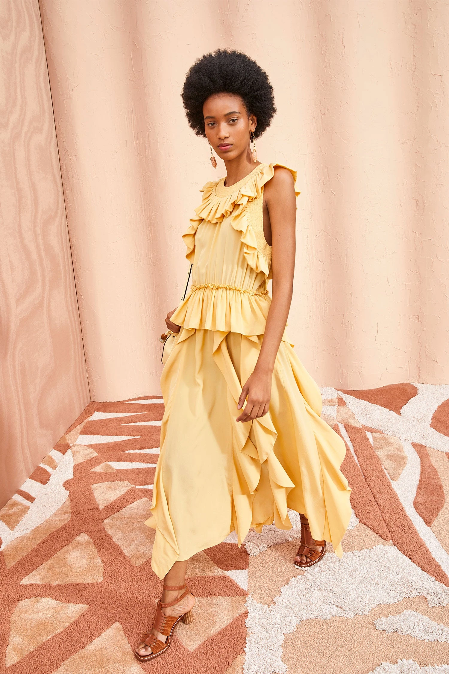 ULLA JOHNSON Violeta Dress - Dune 1 ULLA JOHNSON Violeta Dress - Dune