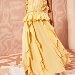 ULLA JOHNSON Violeta Dress - Dune 8 ULLA JOHNSON Violeta Dress - Dune -Cheap Style Qube Store ULLA JOHNSON Violeta Dress DUNE 03