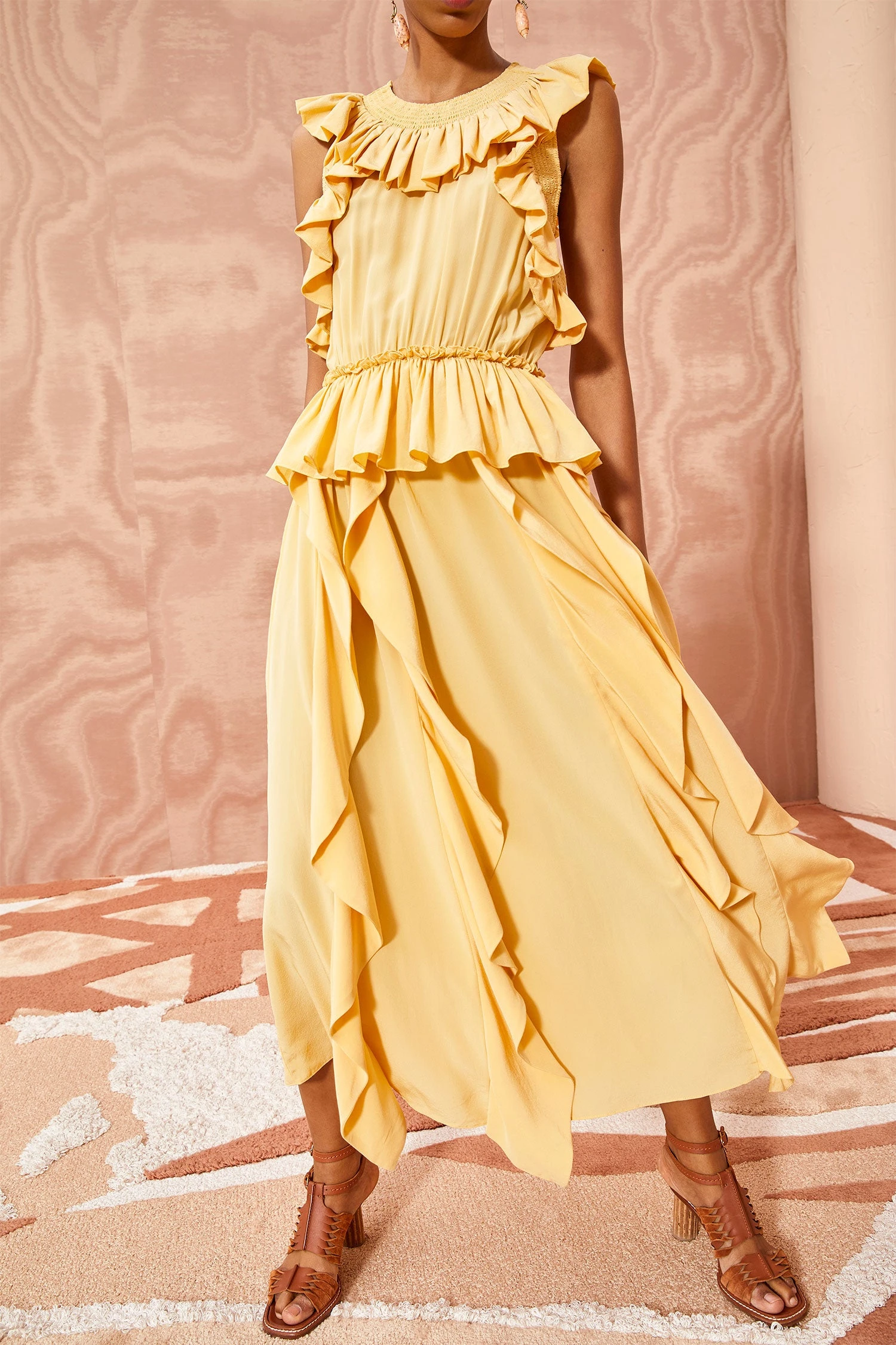 ULLA JOHNSON Violeta Dress - Dune 3 ULLA JOHNSON Violeta Dress - Dune - Image 3