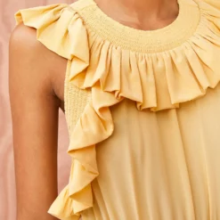 ULLA JOHNSON Violeta Dress - Dune 10 ULLA JOHNSON Violeta Dress - Dune -Cheap Style Qube Store ULLA JOHNSON Violeta Dress DUNE 05