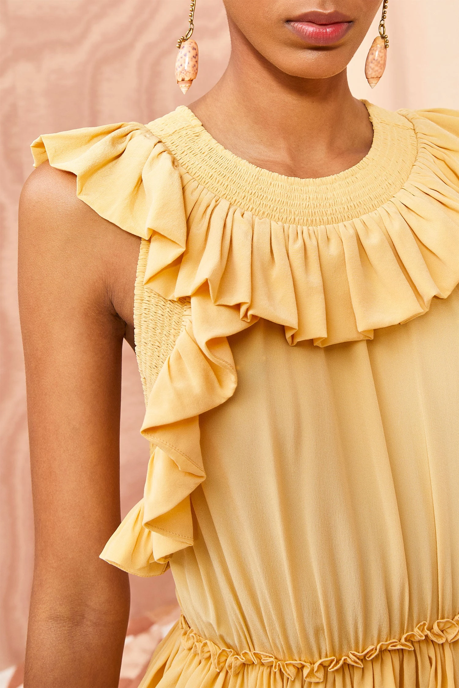 ULLA JOHNSON Violeta Dress - Dune 5 ULLA JOHNSON Violeta Dress - Dune - Image 5