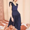 ULLA JOHNSON Virginia Dress - Midnight