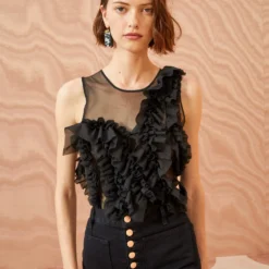 ULLA JOHNSON Winnifred Top - Noir