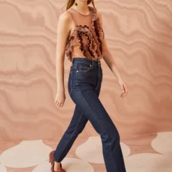 ULLA JOHNSON Winnifred Top - Umber -Cheap Style Qube Store ULLA JOHNSON Winnifred Top UMBER 0124