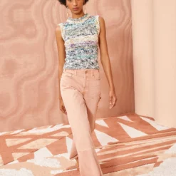 ULLA JOHNSON Zenna Top - Haze -Cheap Style Qube Store ULLA JOHNSON Zenna Top HAZE 03