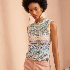 ULLA JOHNSON Zenna Top - Haze -Cheap Style Qube Store ULLA JOHNSON Zenna Top HAZE 05