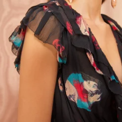 ULLA JOHNSON Zina Dress - Nocturne -Cheap Style Qube Store ULLA JOHNSON Zina Dress NOCTURNE 05